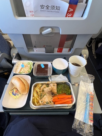エアチャイナ機内食