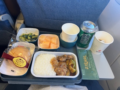 エアチャイナ機内食