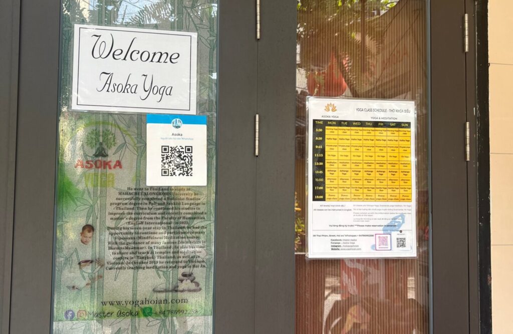 ホイアンヨガ、Asoka Yoga Meditation Hoi An（アソカヨガ）